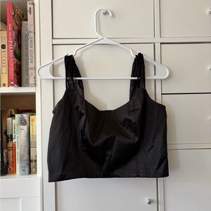 American Eagle Outfitters Black Mesh Top